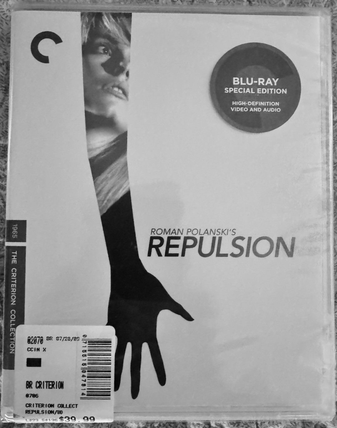 REPULSION (1965) CRITERION BRAND NEW BLURAY ROMAN POLANSKI CHILLING PSYCHOSIS