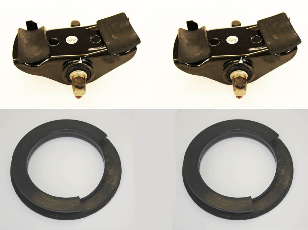 NEW 1965-1973 Mustang Spring Seat Saddles Coil Spring Perches Insulator Kit 4pc