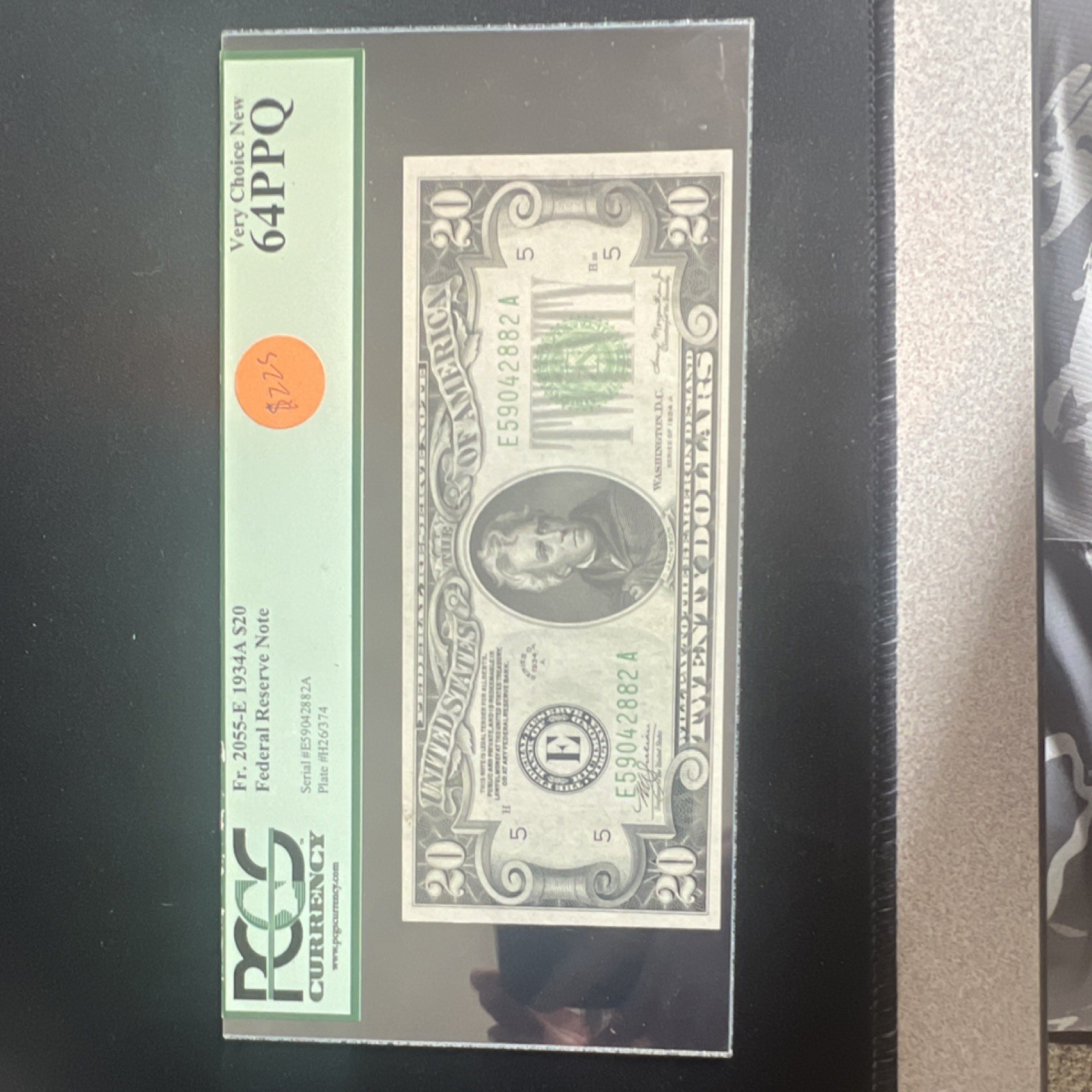 1934A $20 Federal Reserve Note Banknote PCGS Currency 64 PPQ Uncirculated