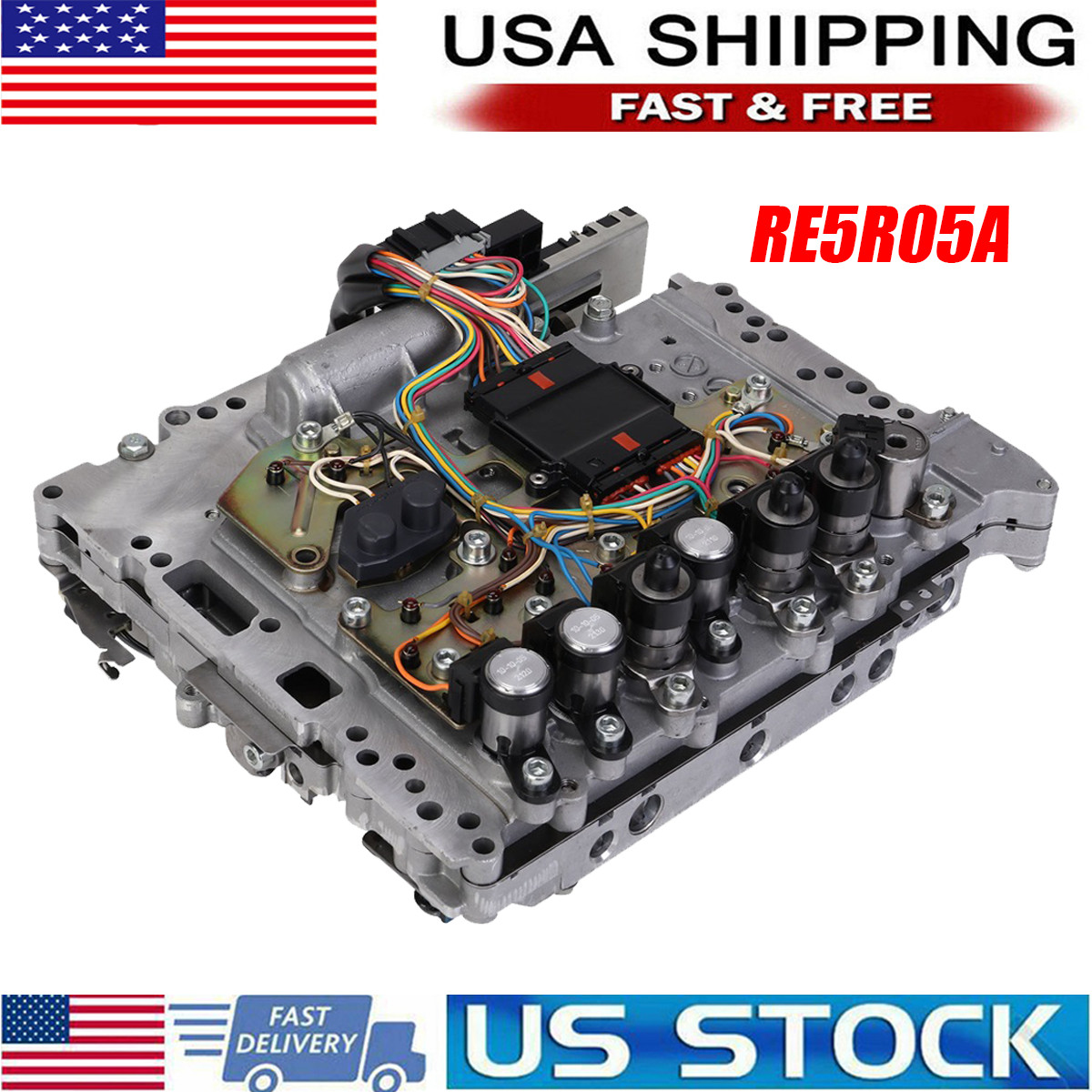 OEM RE5R05A Valve Body w/ Solenoid TCM For INFINITI EX35 FX35 FX45 G35 G37 Q45