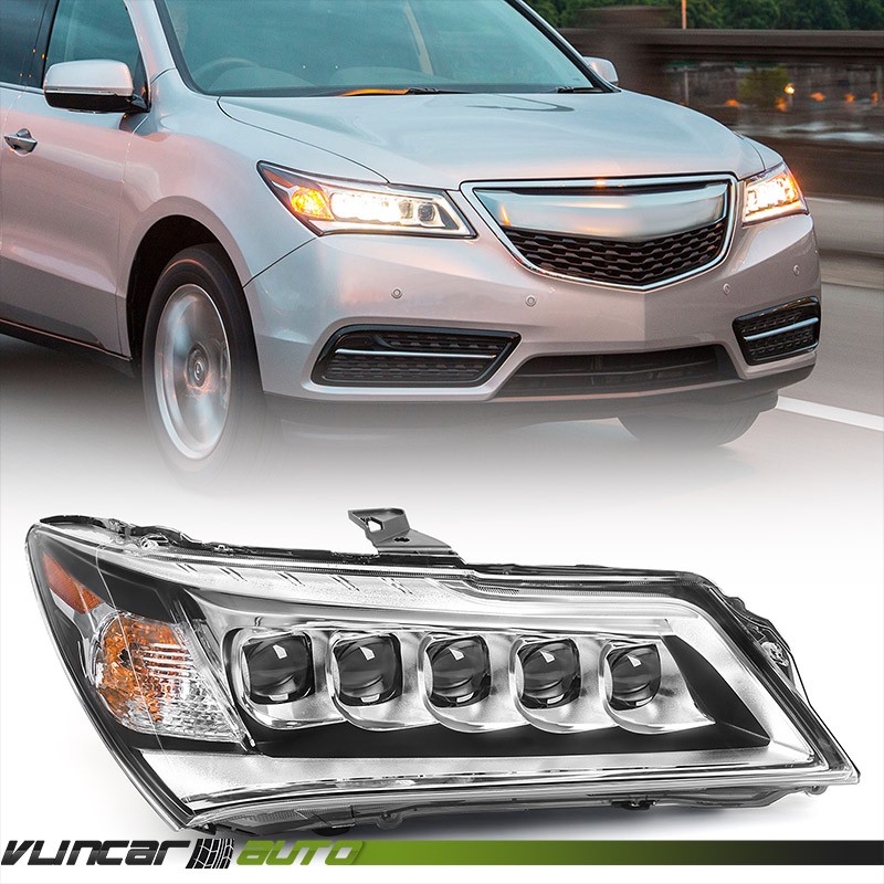 Headlight For Acura MDX 2014 2015 2016 Headlamp Assy Right Passenger Side LED