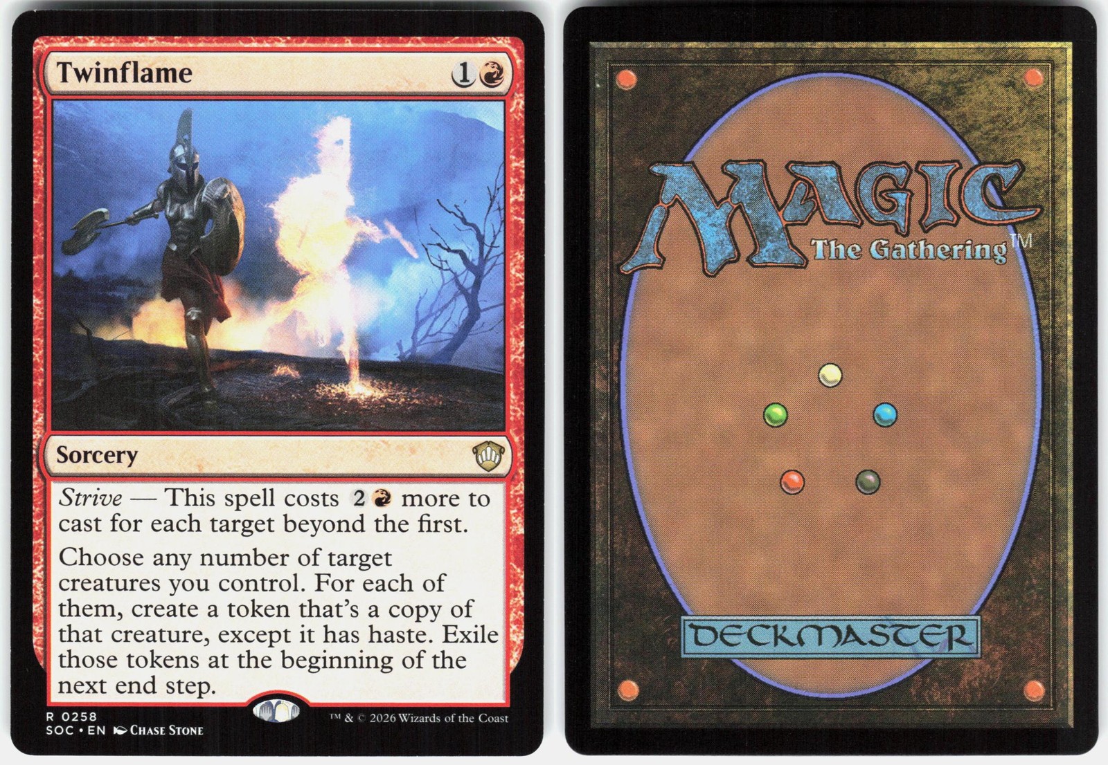 TWINFLAME 258 RARE COMMANDER: SECRETS OF STRIXHAVEN MAGIC: THE GATHERING NM TWINFLAME 258 RARE COMMANDER: SECRETS OF STRIXHAVEN MAGIC: THE GATHERING NM