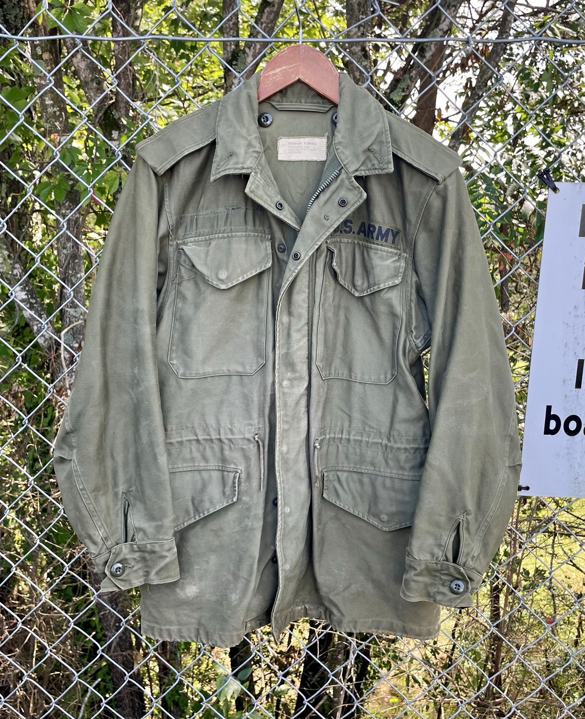 True Vintage 1950s US Army OG-107 Cotton M-1951 Field Jacket/Military Jacket XS True Vintage 1950s US Army OG-107 Cotton M-1951 Field Jacket/Military Jacket XS