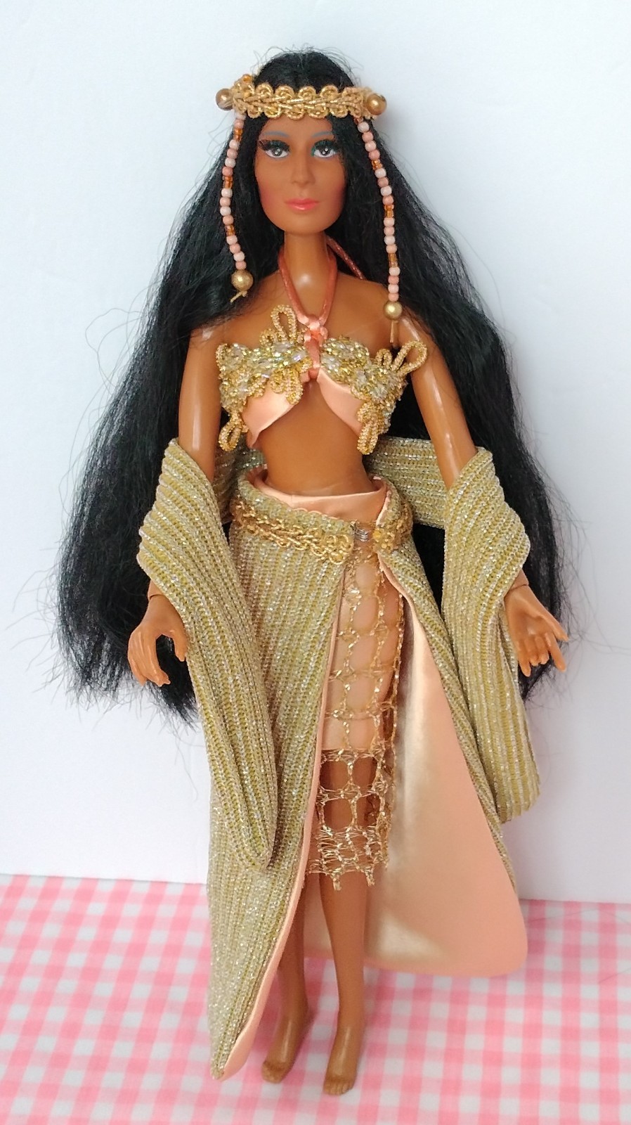 1970s Cher Diana Ross Celebrity Superstar Fashion Doll Original Design Outfit 1970s Cher Diana Ross Celebrity Superstar Fashion Doll Original Design Outfit