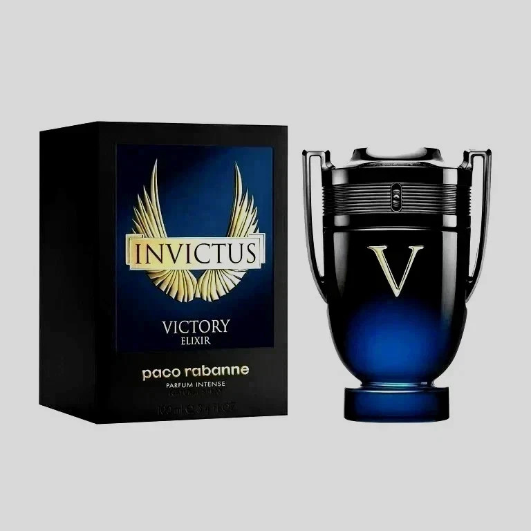 Paco Rabanne Invictus Victory Elixir Parfum Intense 3.4 Oz 100ml for Men. Paco Rabanne Invictus Victory Elixir Parfum Intense 3.4 Oz 100ml for Men.