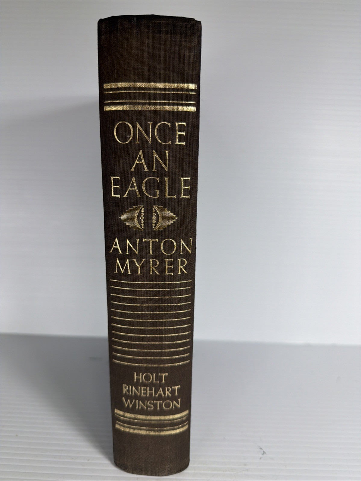 RARE Once an Eagle By Anton Myrer (Hardcover 1968) HTF 1ST EDITION FIRST PRINT
