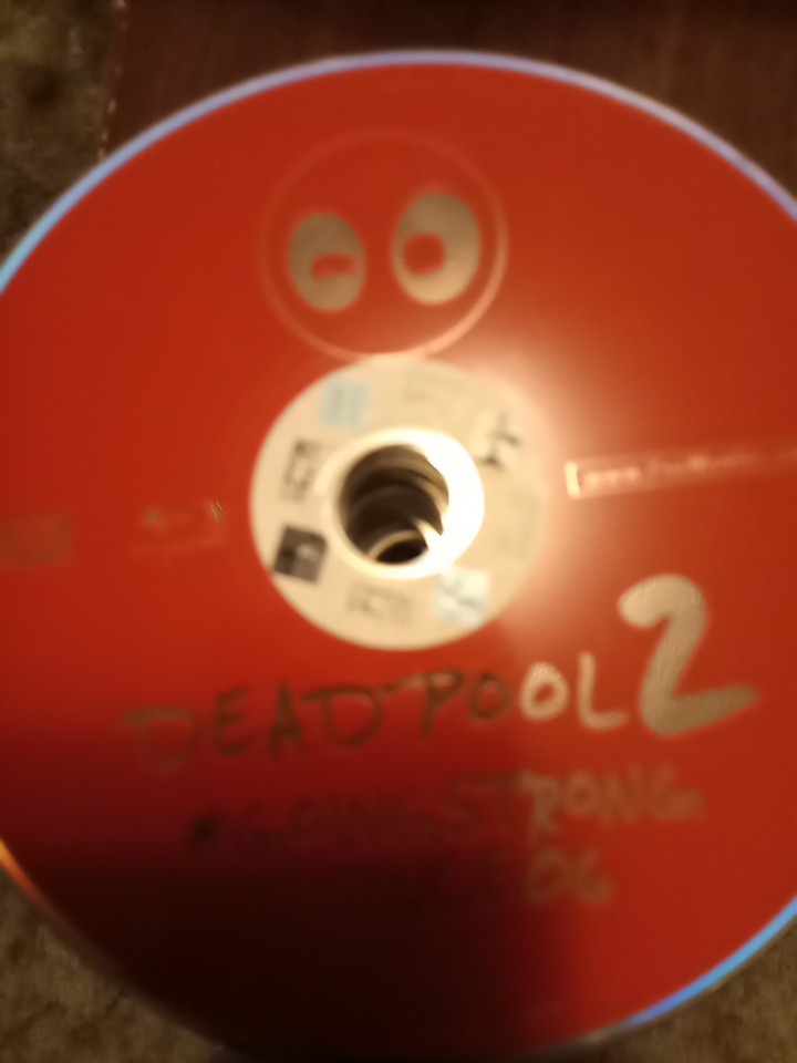 DEADPOOL II BLU RAY DISC ONLY USED TESTED FREESHIP NOTRACKING DEADPOOL II BLU RAY DISC ONLY USED TESTED FREESHIP NOTRACKING
