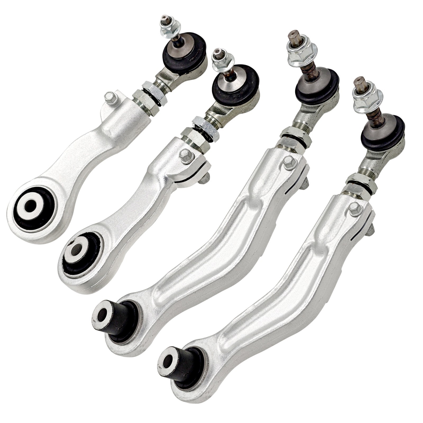 KAITAO 4pcs Rear Adjustable Camber&Toe Control Arms for BMW525-760、Z、M5、X5 00-06
