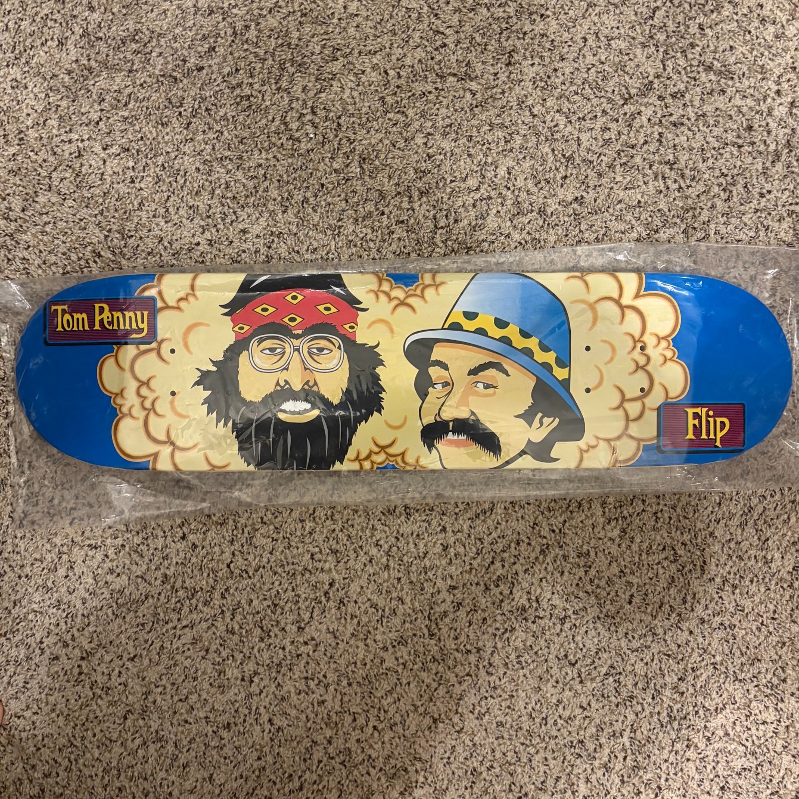 FLIP Tom Penny Cheech & Chong Skateboard Deck Best Friends RARE Limited NOS Wood