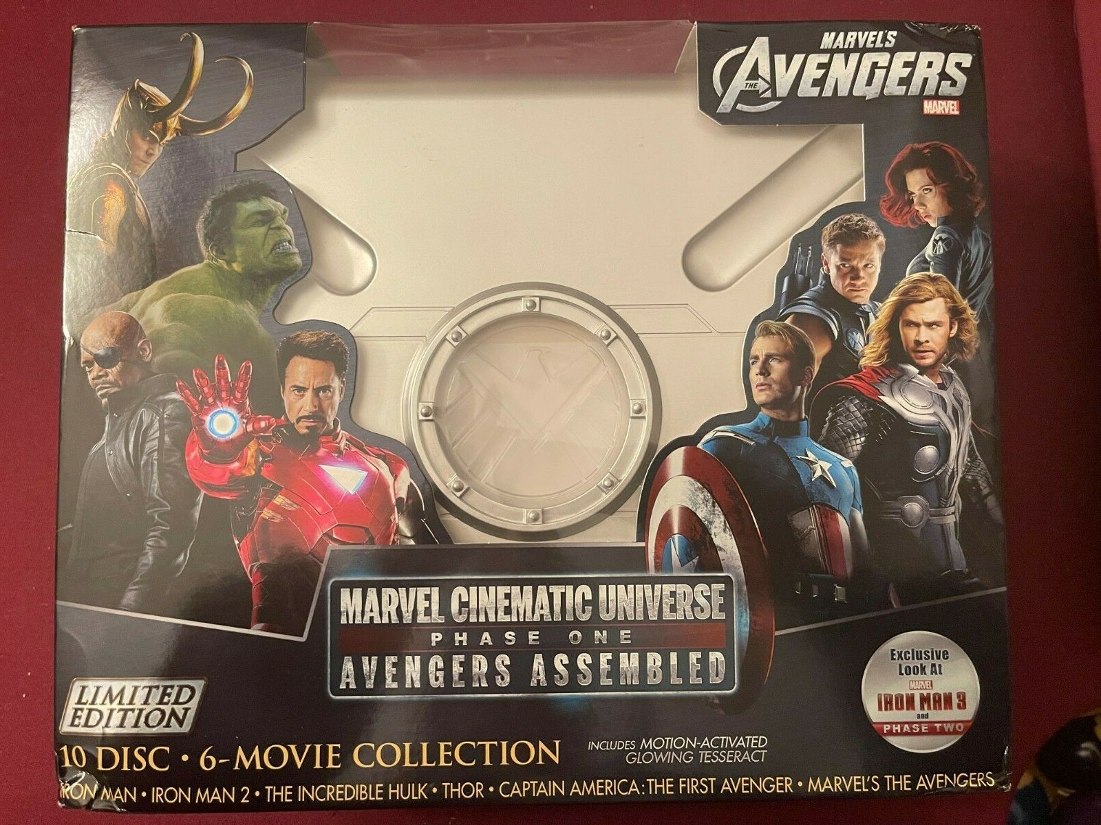 Marvel Cinematic Universe: Phase One - Avengers Assembled Blu-ray Box Briefcase
