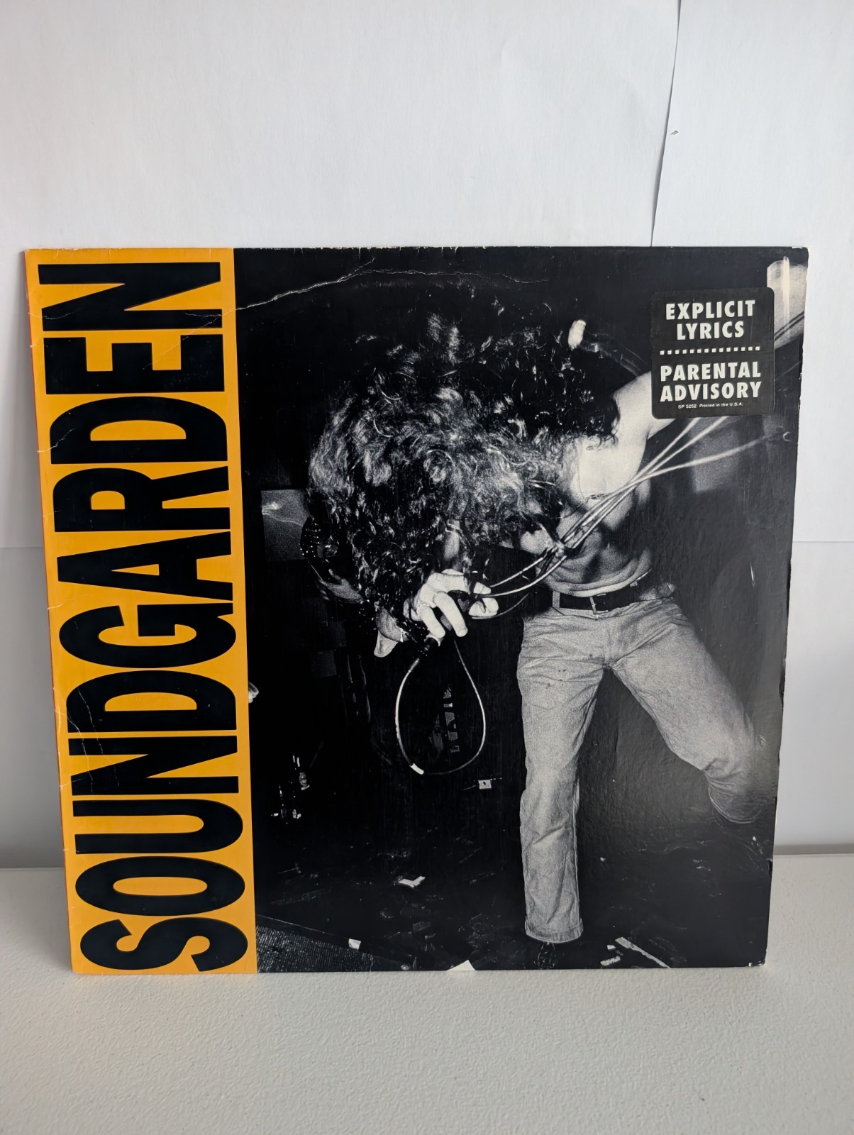 SOUNDGARDEN - Louder Than Love GREEN Vinyl LP (1989 US Promo /250 Gold Stamp) NM