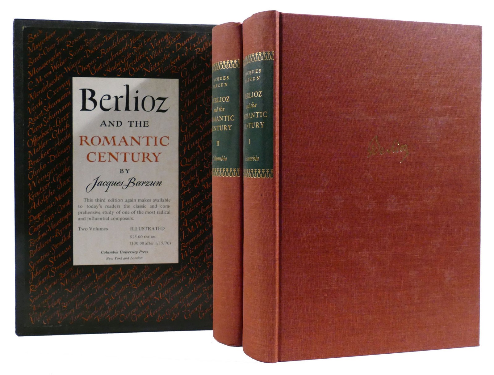 Jacques Barzun BERLIOZ AND THE ROMANTIC CENTURY 2 VOLUME SET 3rd Edition Jacques Barzun BERLIOZ AND THE ROMANTIC CENTURY 2 VOLUME SET 3rd Edition