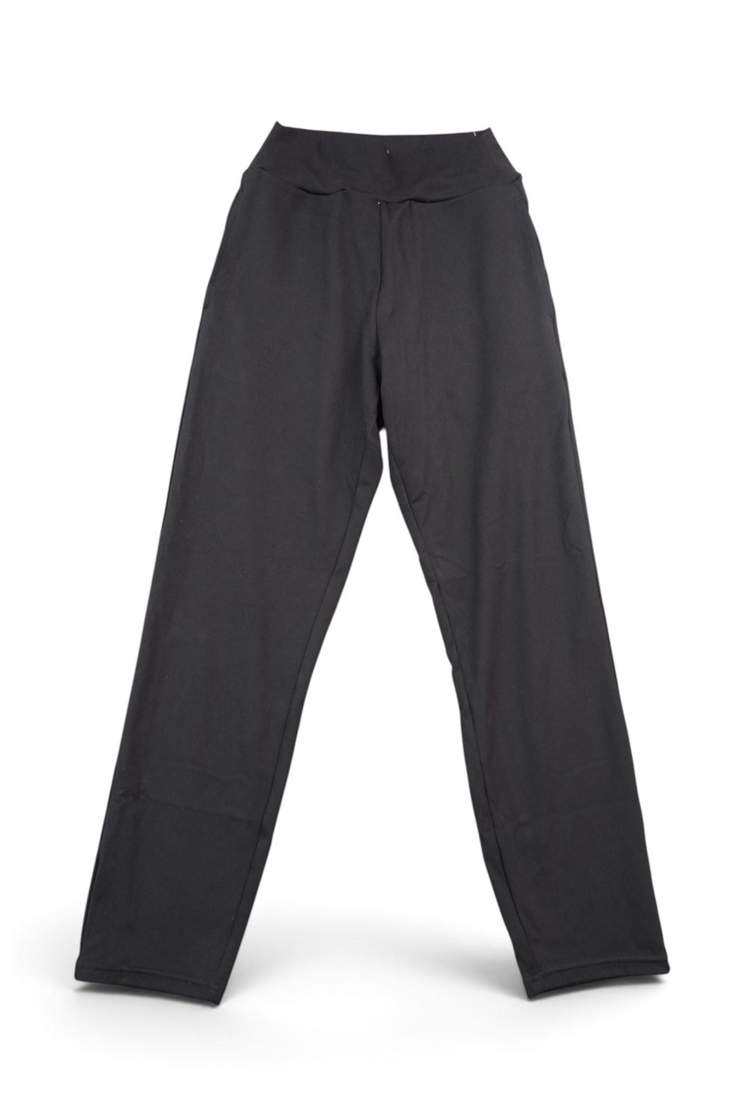 Paragon Fitwear Black Leggings Wide High Rise Waistband Straight Leg Size Small