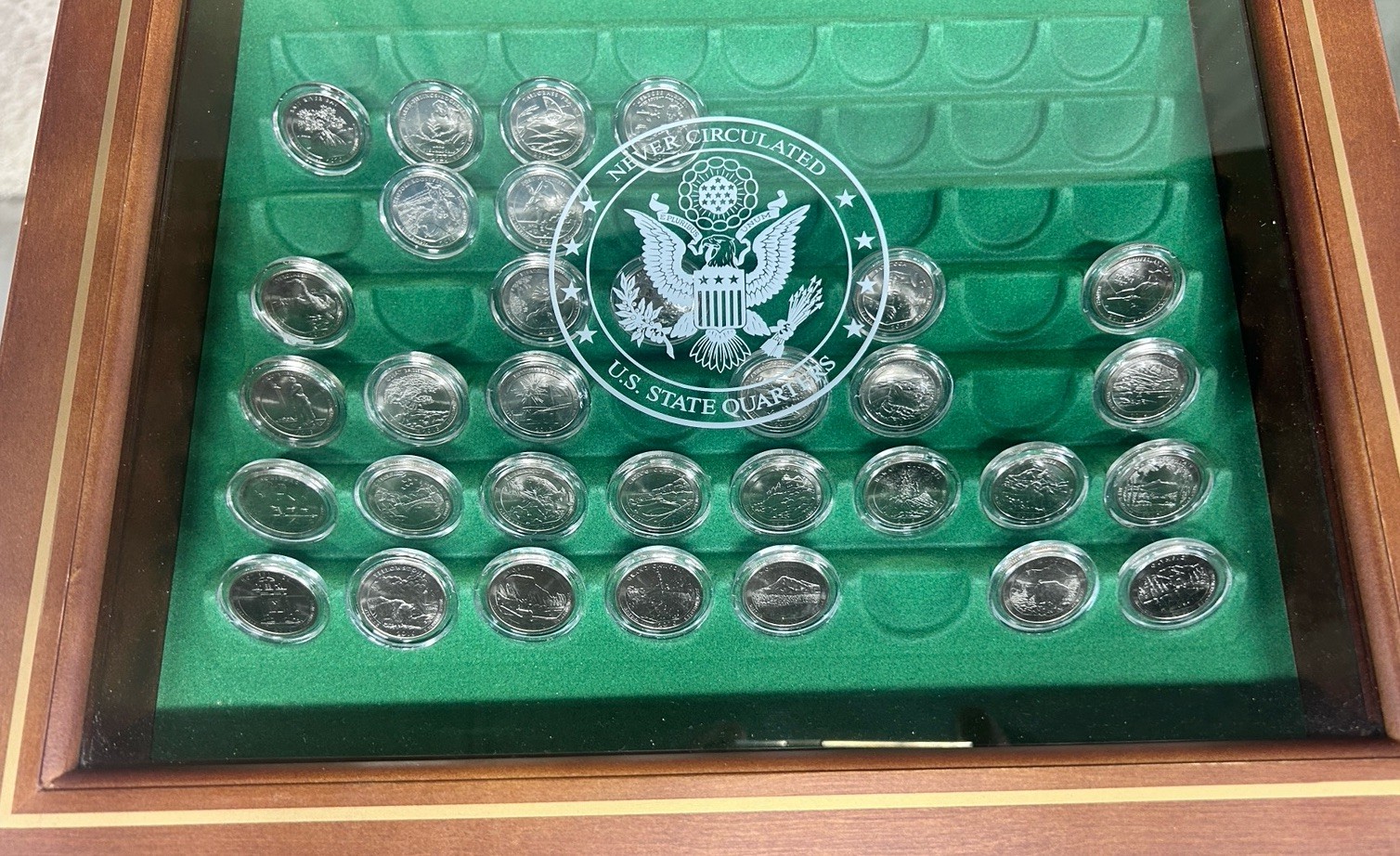 United States State Quarter Collection. Exclusively By The Danbury Mint.