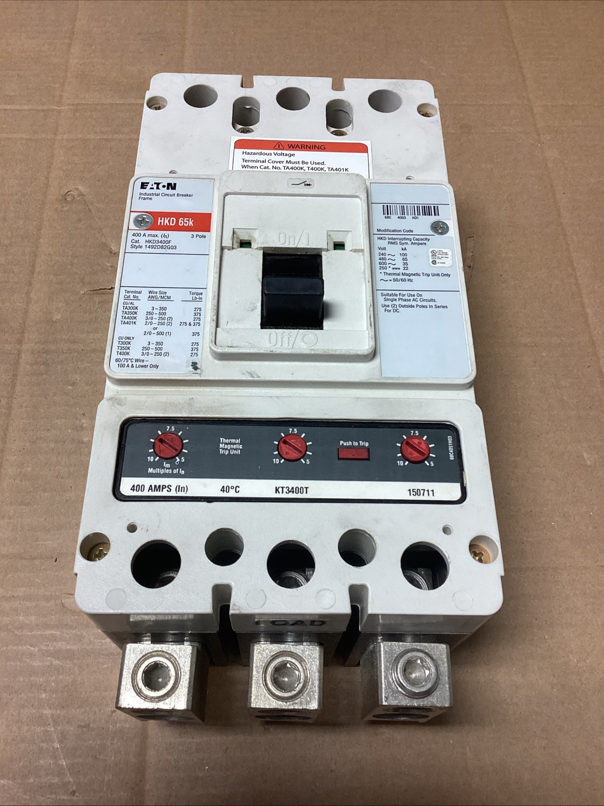Eaton HKD3400F Used