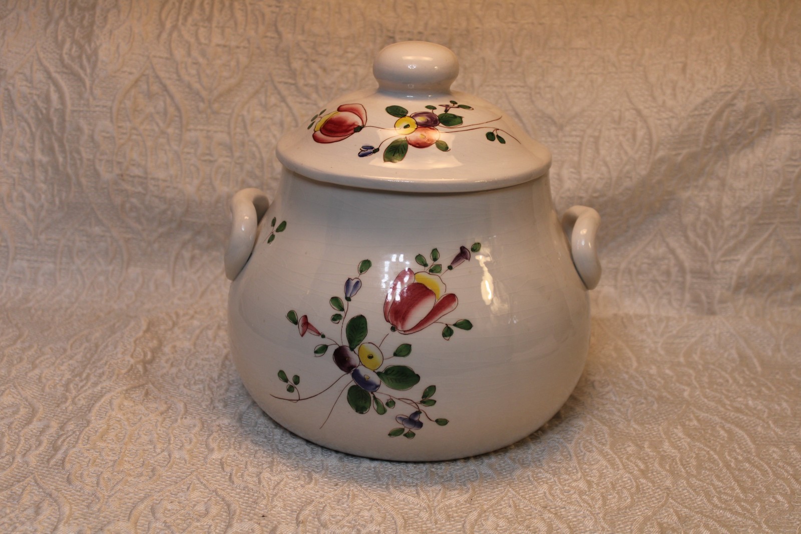 Ancora Hand Decorated Soup Tureen Made in Italy #4846 Ancora Hand Decorated Soup Tureen Made in Italy #4846