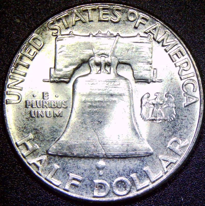 1962-P BU Uncirculated Franklin Silver Half Dollar HD25
