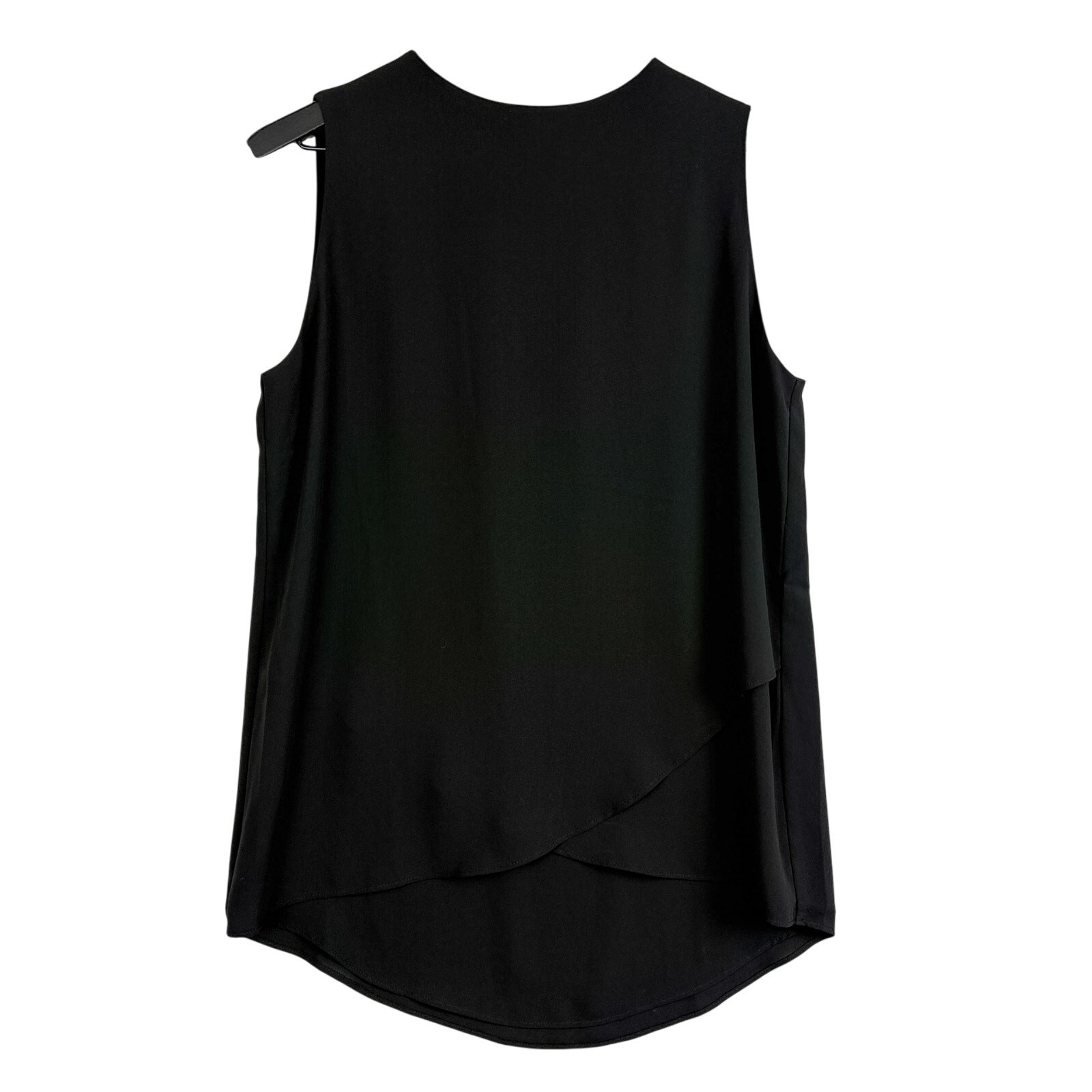 NWT Chico’s Classic Layer Jade Tank Top Curved Hem Black - 0 Small
