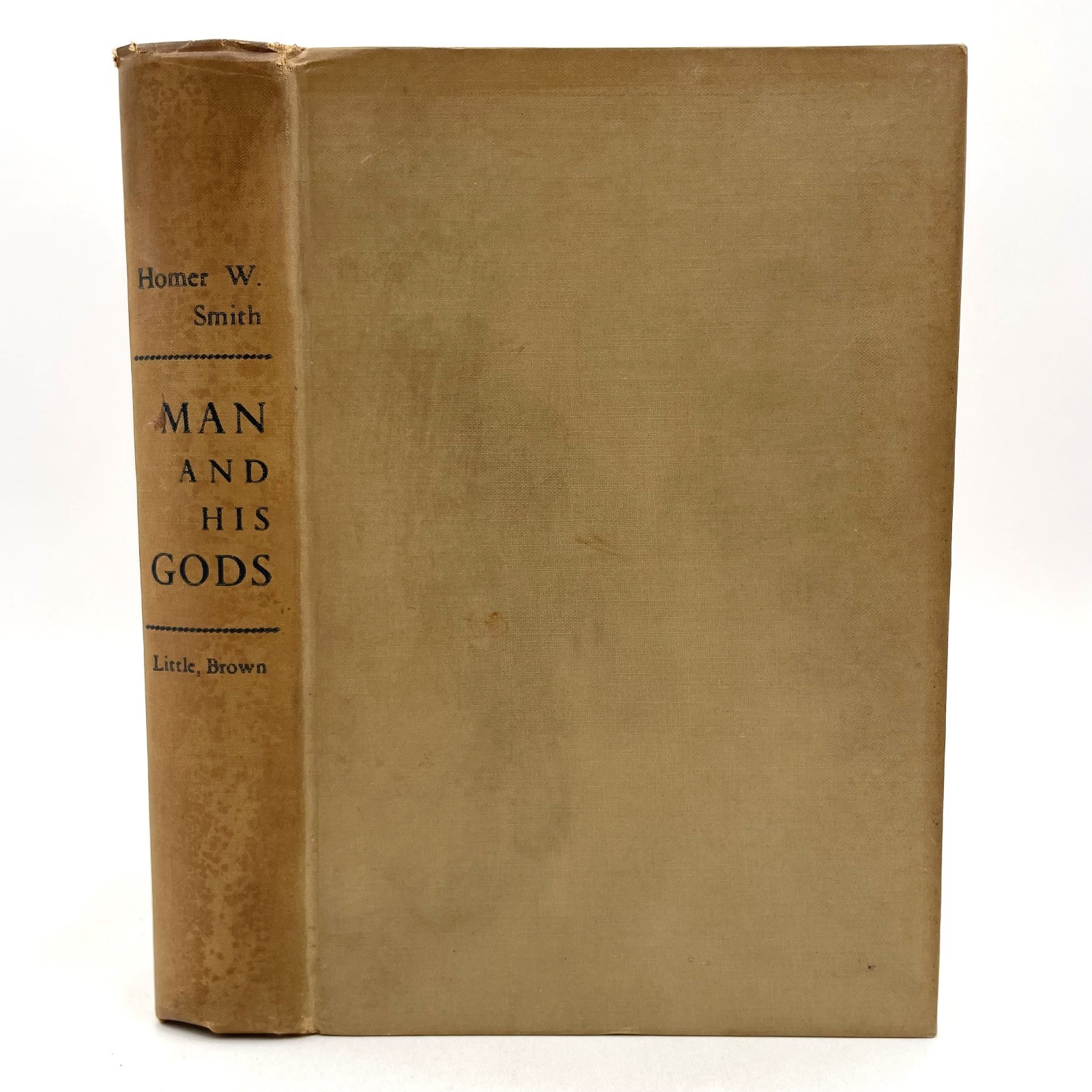 Man and His Gods (1952) SIGNED 1st Ed Homer W. Smith Association Copy Fishberg