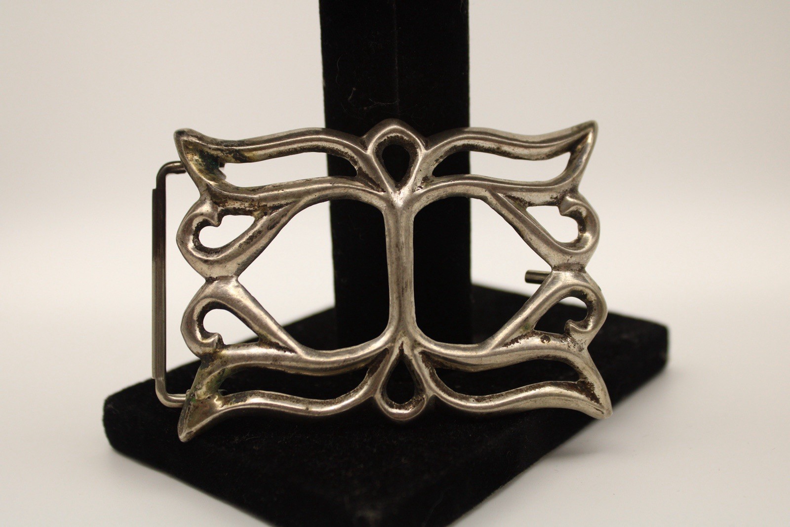 Rare Find Vintage Navajo Sand Cast Sterling Silver Belt Buckle Native American Rare Find Vintage Navajo Sand Cast Sterling Silver Belt Buckle Native American
