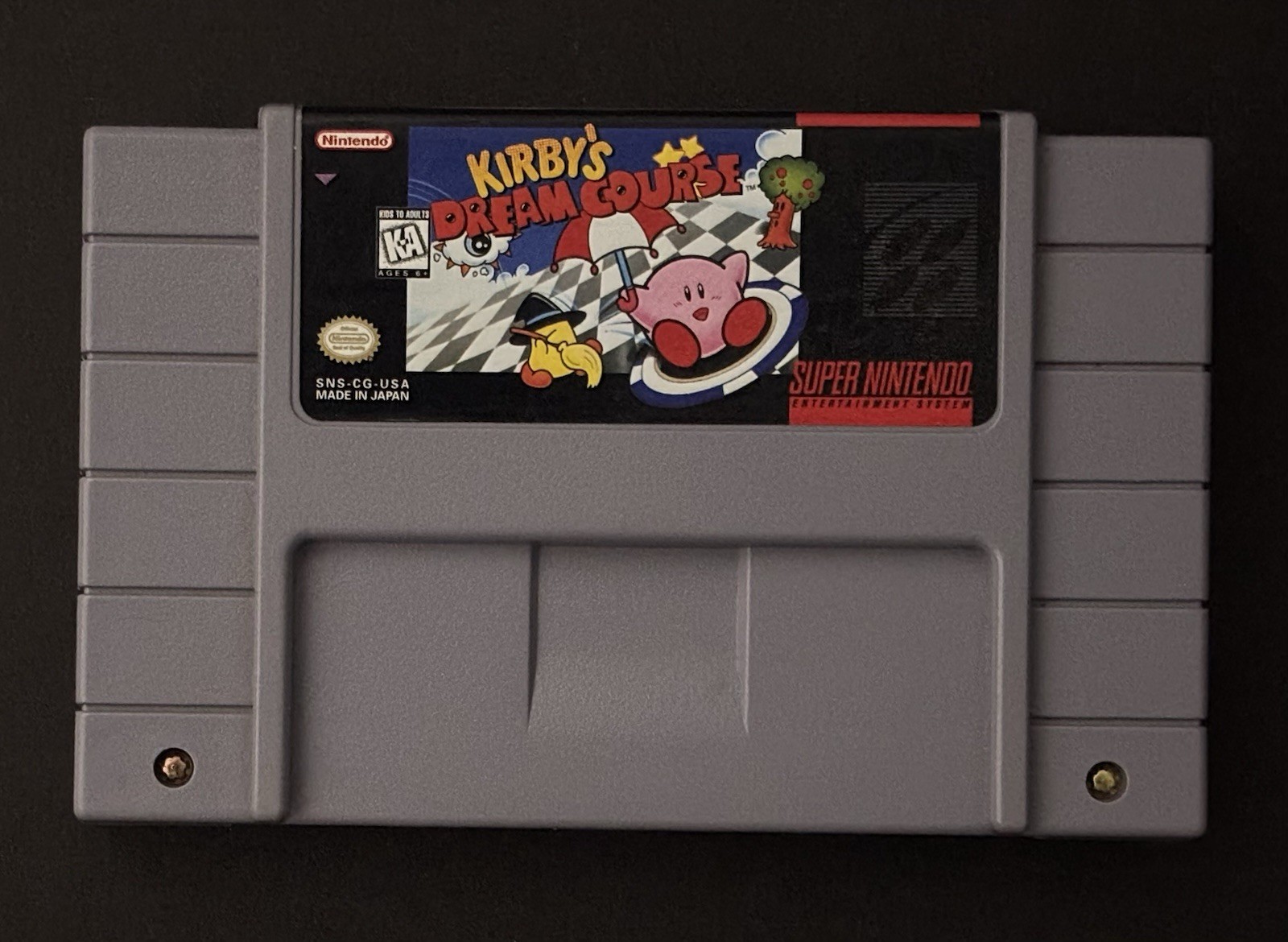 Kirby\'s Dream Course (Super Nintendo, SNES) Authentic  - Cleaned & Tested
