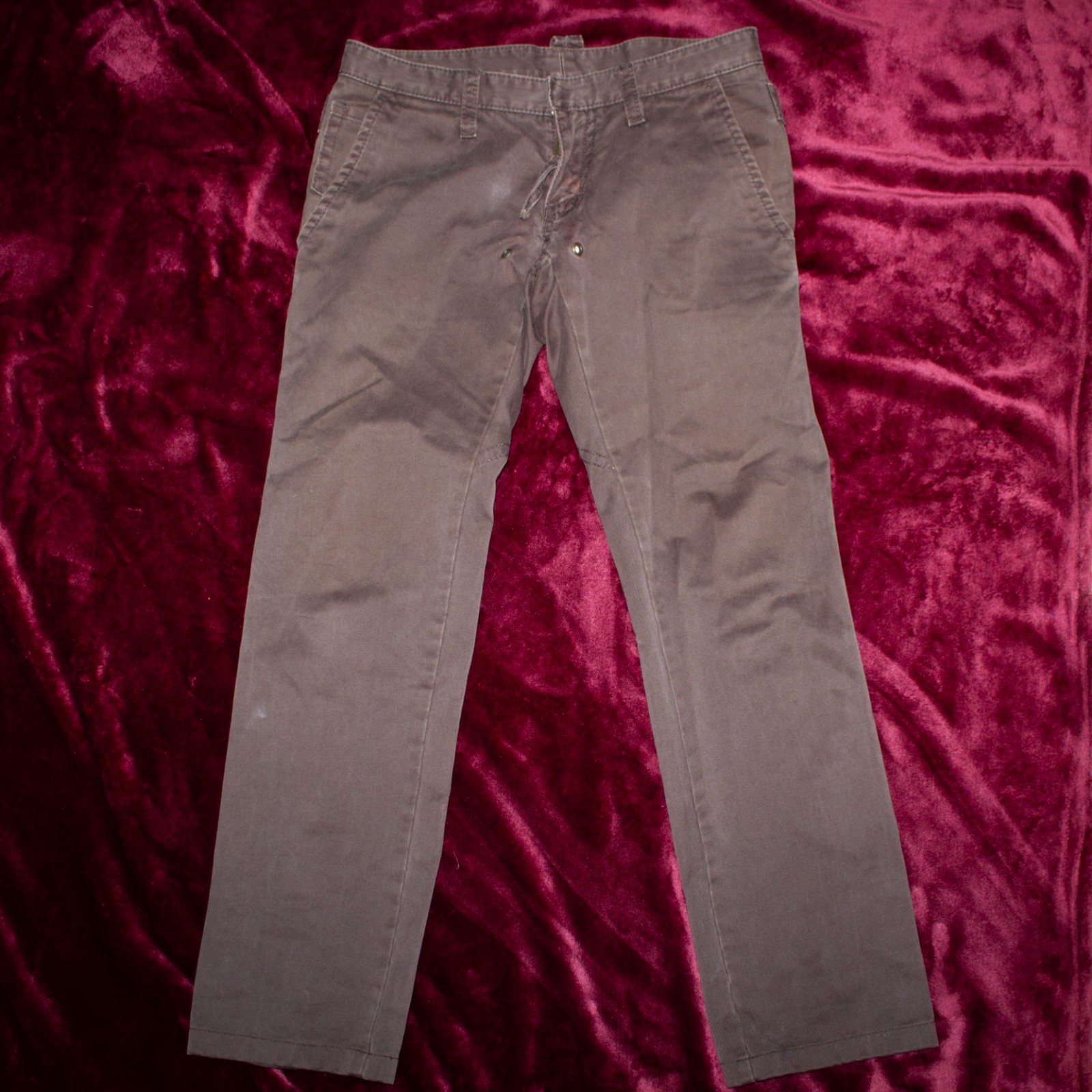 Archival F/W 2005 Vintage Dsquared2 Brown 5-Pocket Pants