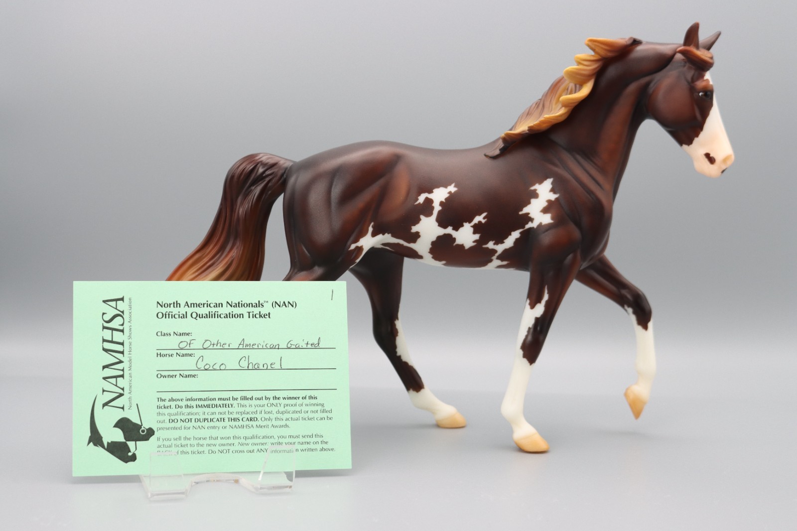 Breyer Breyerfest 2024 Volunteer WORTH IT Dark Variation Liver Chestnut 133 Made