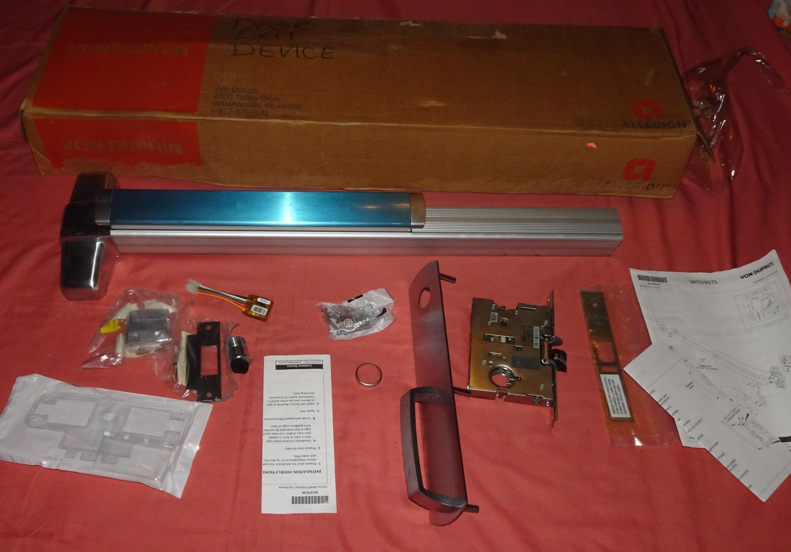= EL9975NL US26D 3LHR ALLEGION Von Duprin 9975 Series Mortise Lock EXIT DEVICE