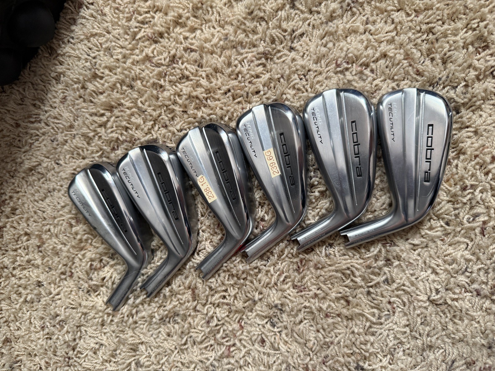 6 Heads Cobra 2023 King Tec Utility 19* #3 Iron Club Demo Fitting Head Only 