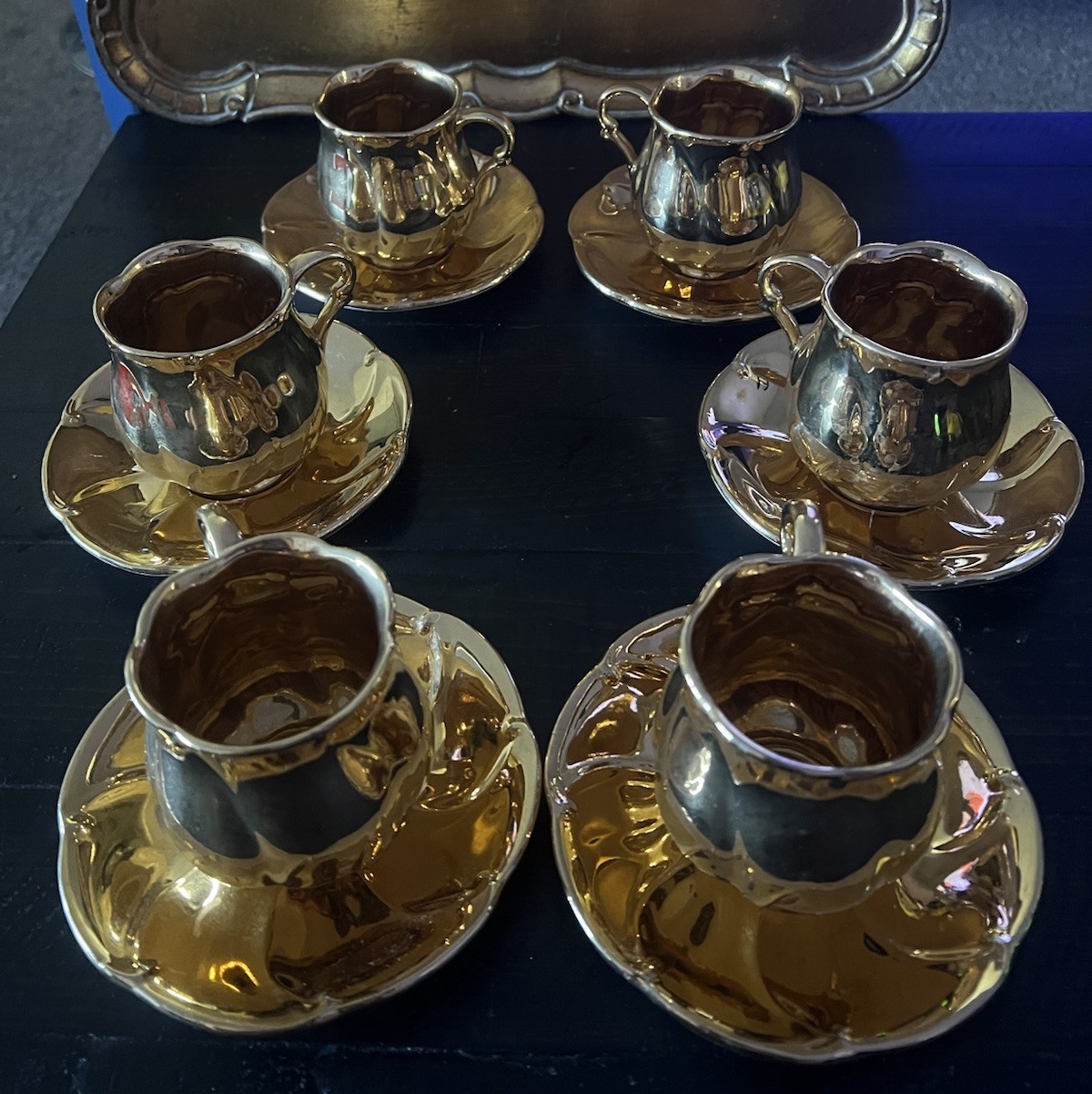 vintage saucer or small plate And Teacup made by Royal Winton Grimwades Set Of 6 vintage saucer or small plate And Teacup made by Royal Winton Grimwades Set Of 6