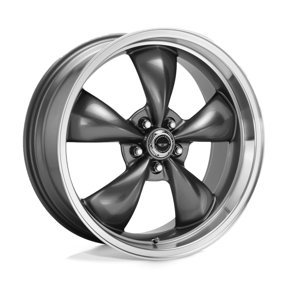 17x7 +0 American Racing Torq Thrust M Anthracite 5x114.3 Wheel Rim (QTY 1)