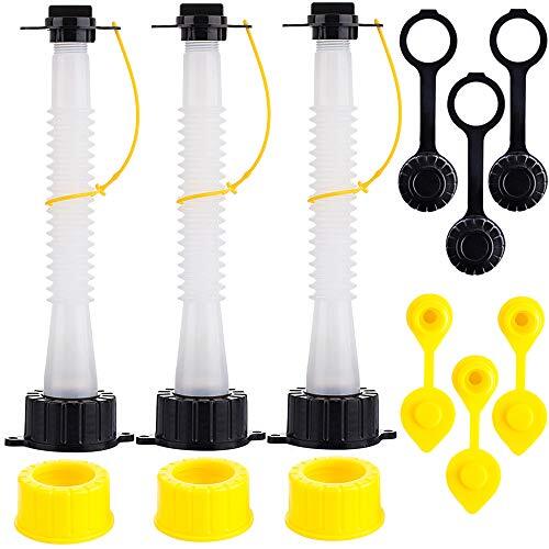 Gas Can Spout Replacement Improved Design Flexible Pour Nozzle Kit 