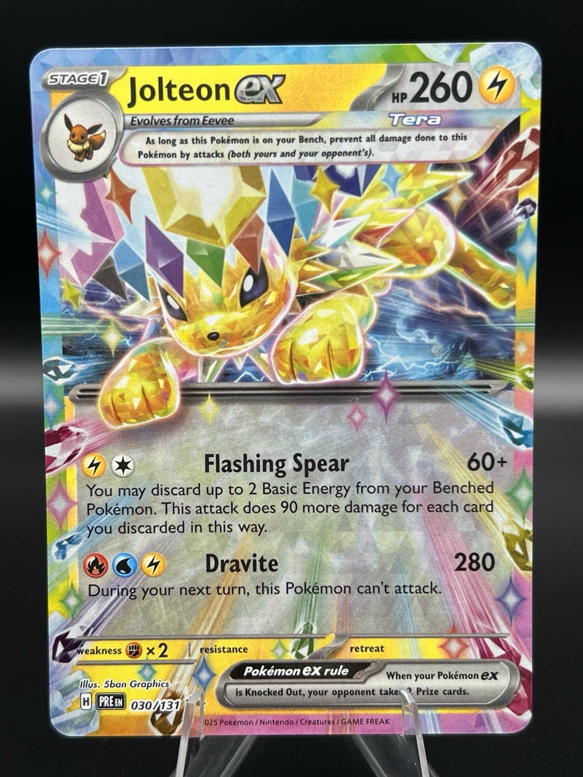 Pokemon Jolteon ex 030/131 Prismatic Evolutions