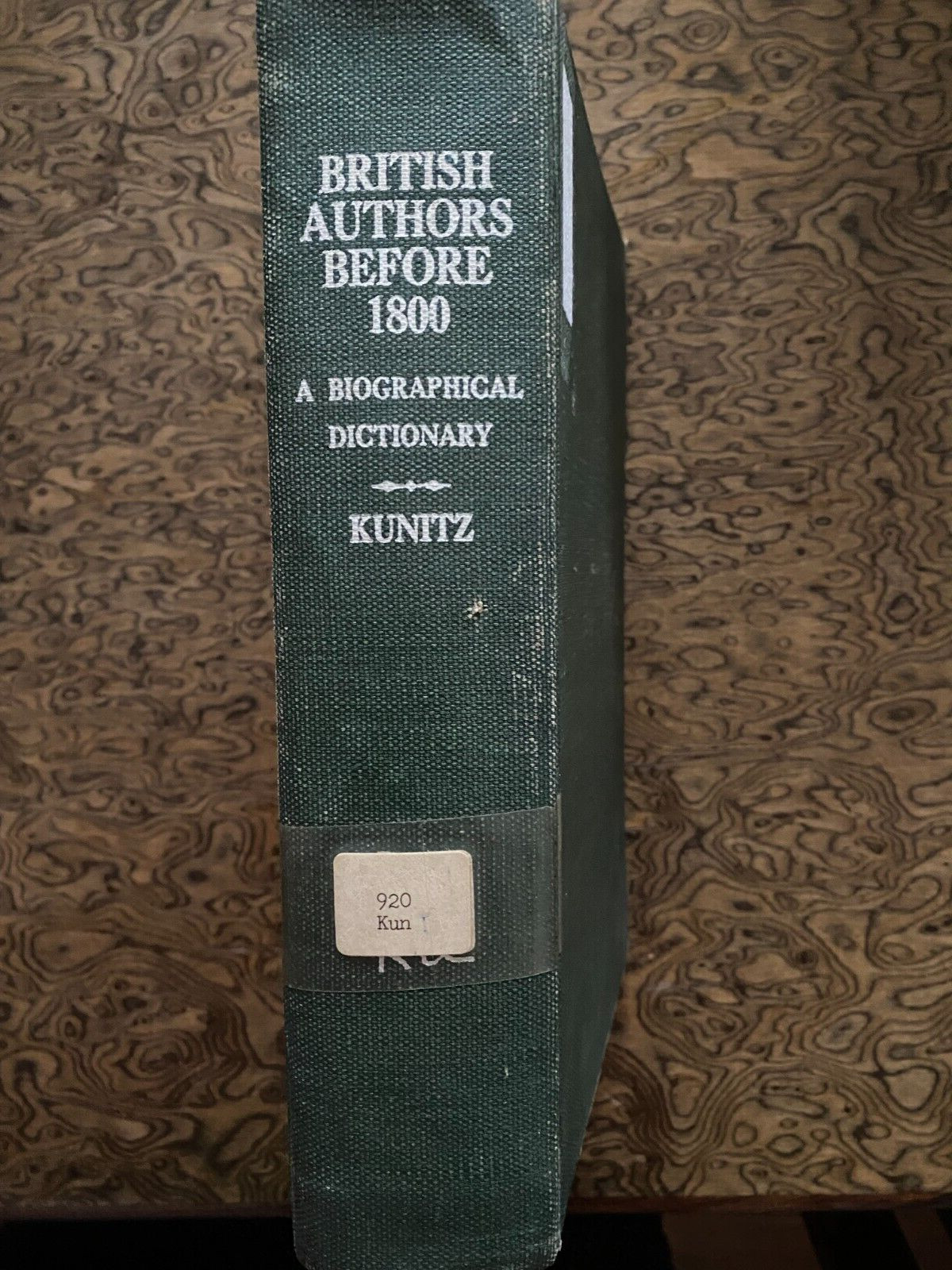 British Authors Before 1800 by Kunitz & Haycraft 1952 Vintage Book British Authors Before 1800 by Kunitz & Haycraft 1952 Vintage Book