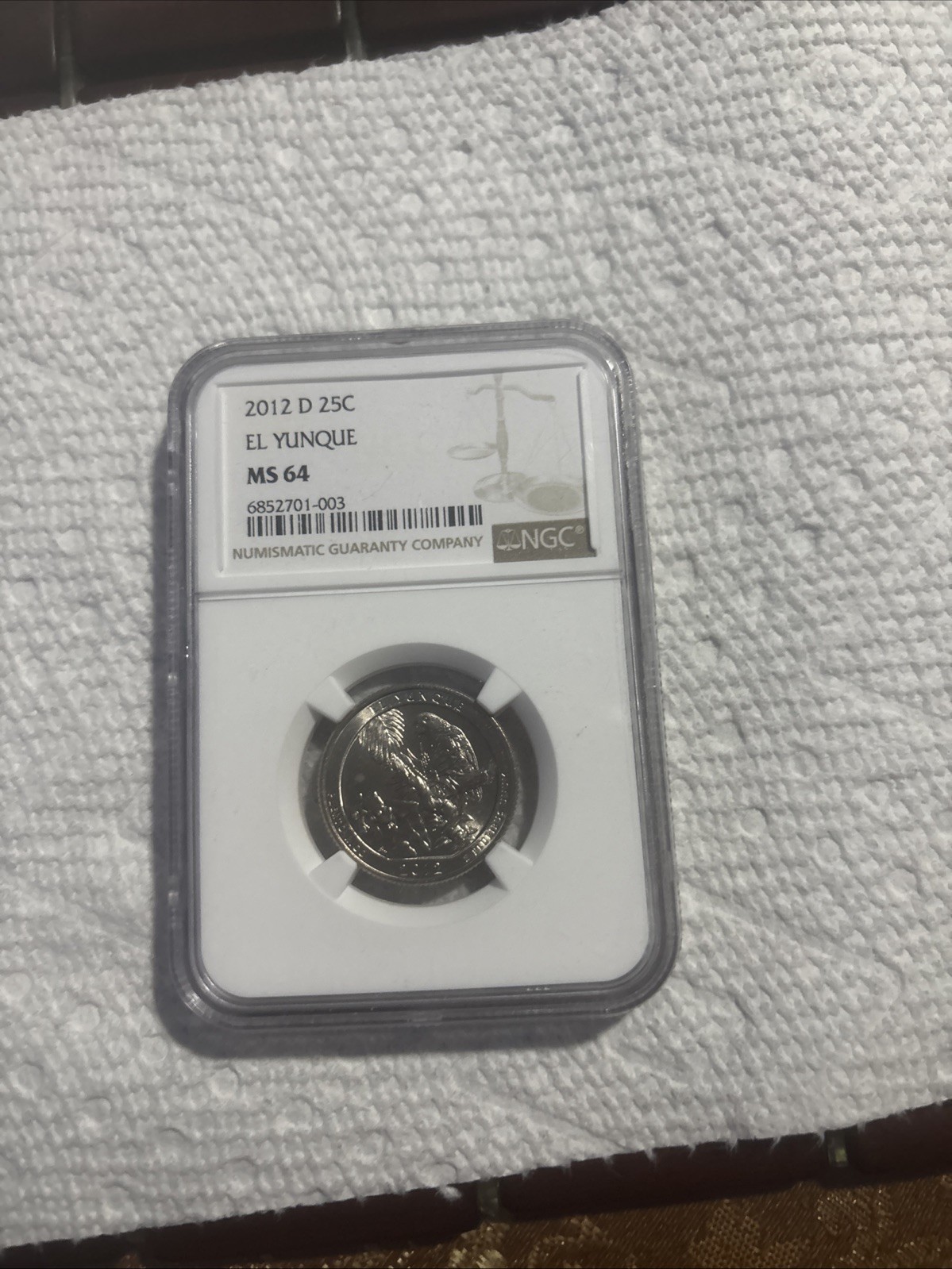 2012 D 25c ANACS MS64 El Yunque PR 2012 D 25c ANACS MS64 El Yunque PR