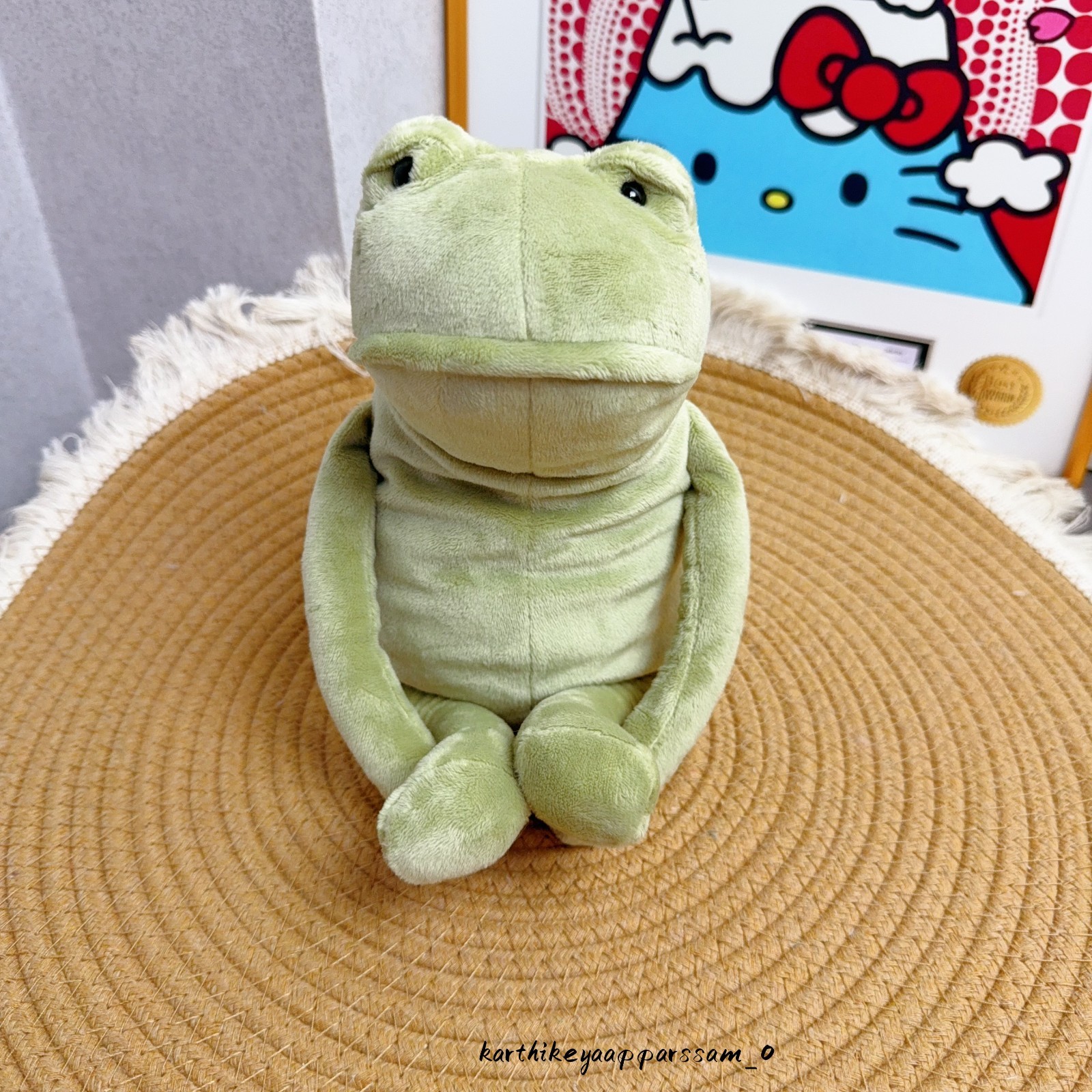 Jellycat large Fergus Frog Cute plush figure Gift for others 13in