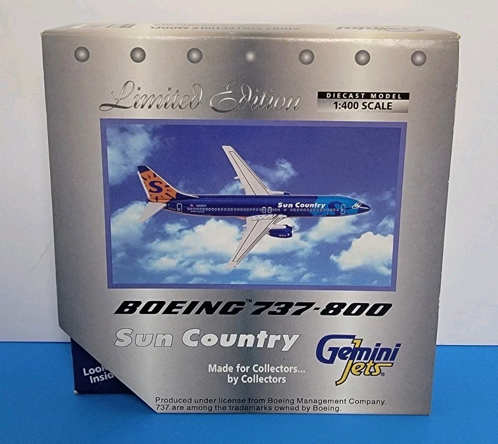 Sun Country Airlines Boeing 737-800 1:400 Gemini Jets N800SY - GJSCX190