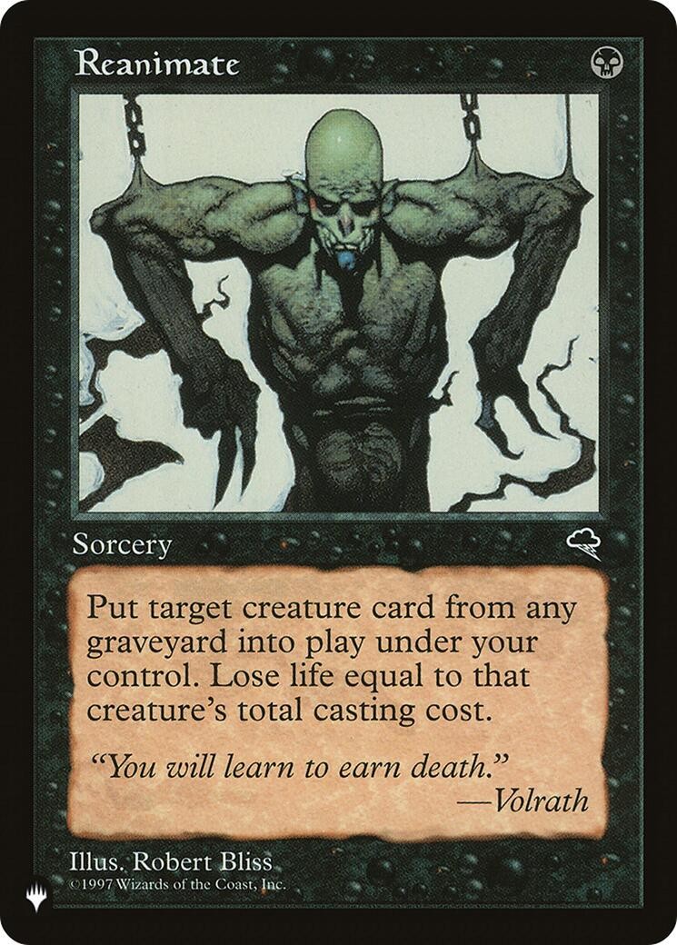 Reanimate #5 (NM) The List Reprints (LIST) MTG