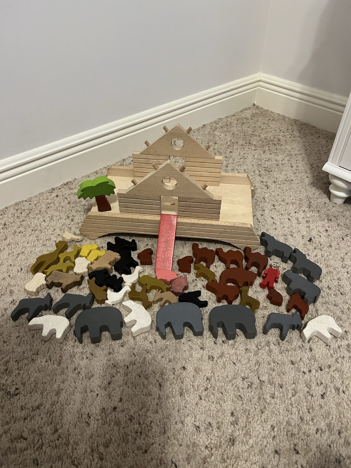 Haba West Germany Noah’s Ark Wooden Vintage Kids Child’s Toy Play Set Animal Lot Haba West Germany Noah’s Ark Wooden Vintage Kids Child’s Toy Play Set Animal Lot