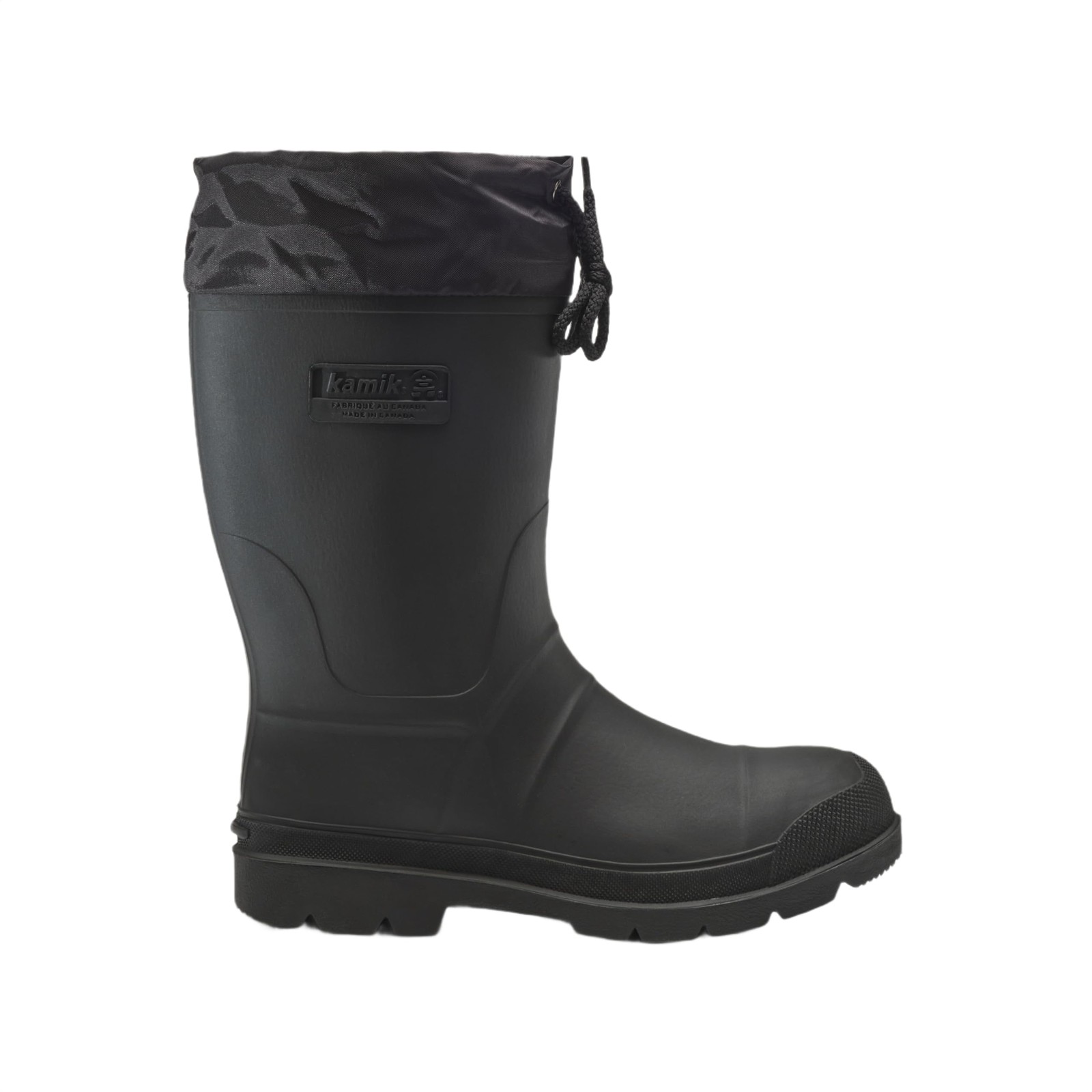 Kamik Forester B20197G Insulated Rubber Hunting Boots - Black Size 8