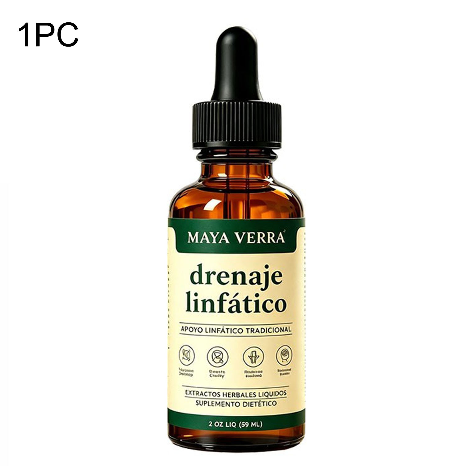 1/2PCS Mayaverra Lymphatic Drainage Drops Herbal Liquid Lymph Support Tincture🔥
