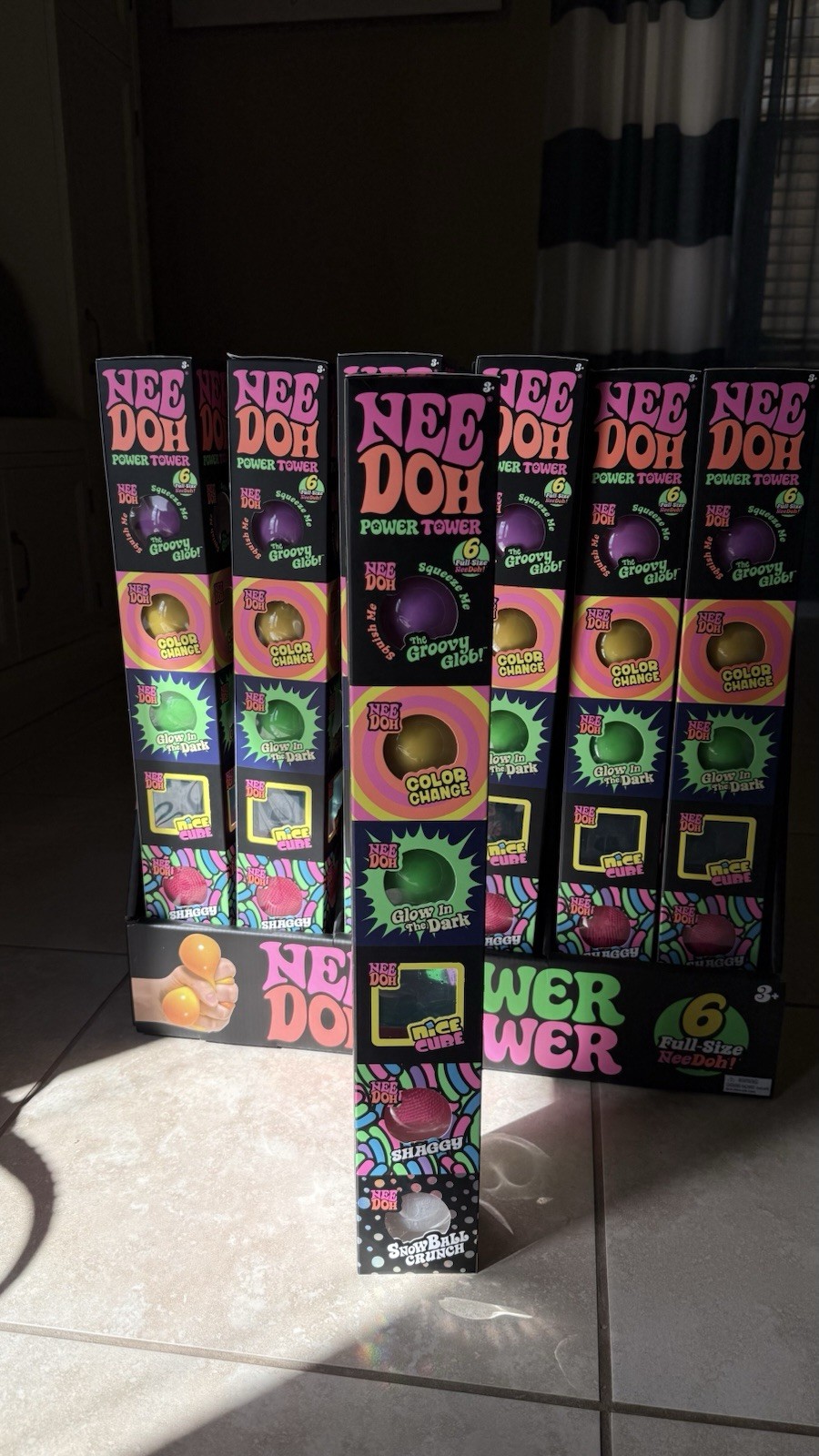 NeeDoh Power Tower 6 Pack
