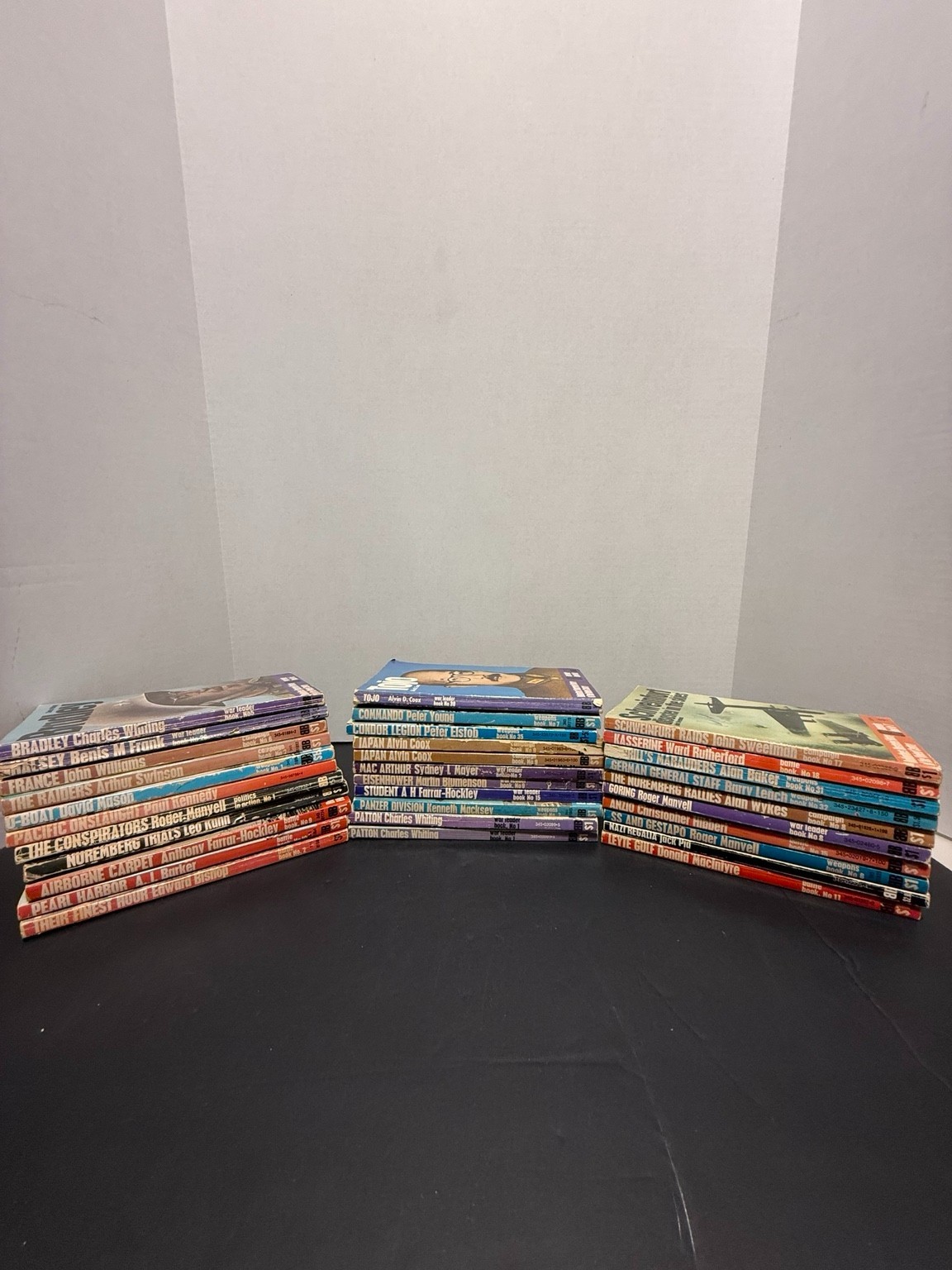 32 Vintage Ballantine Illustrated History WWII Books Lot Military War PB