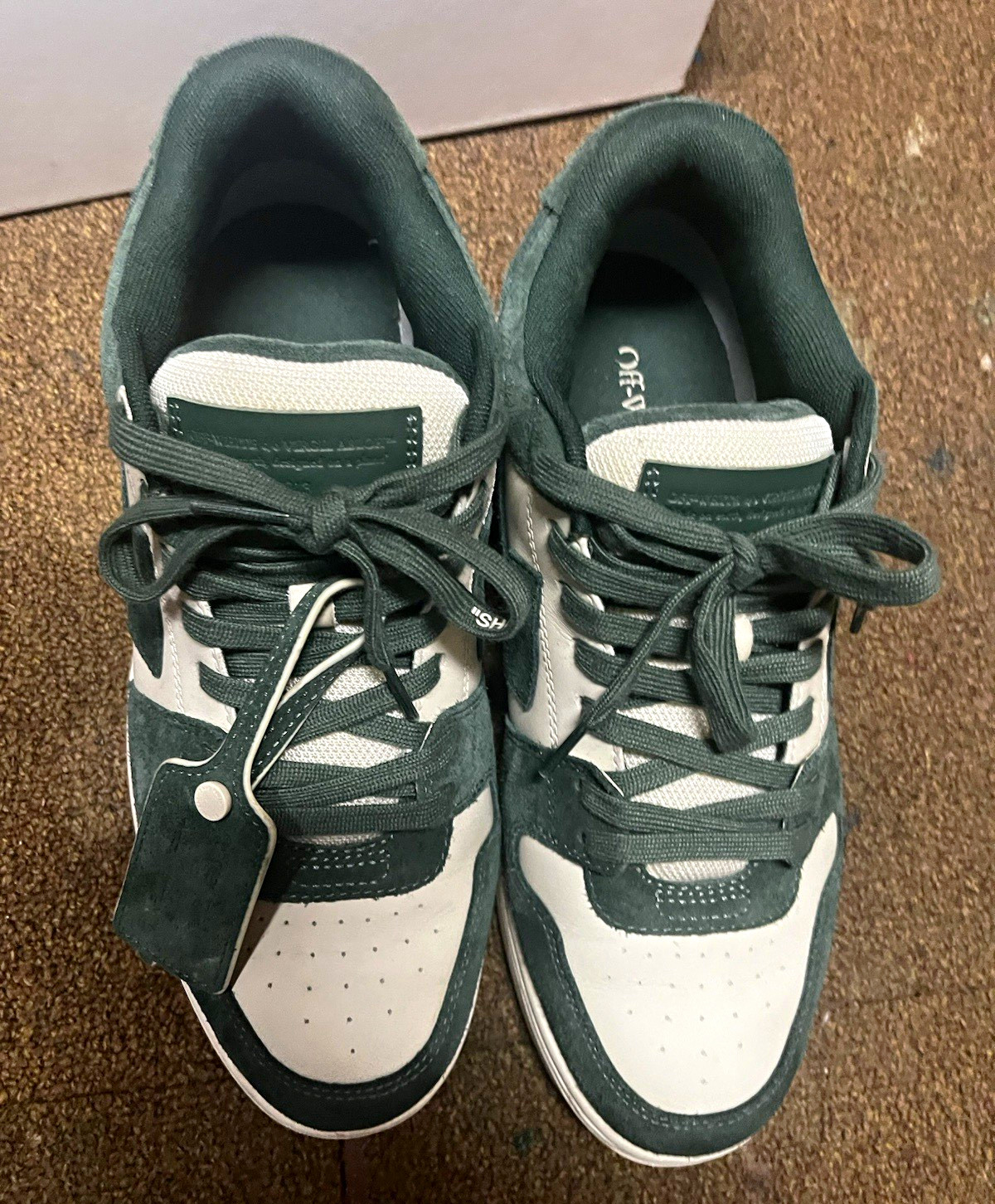 Off-White Men’s Out Of Office Green/White Shoes Sz 10.5 Off-White Men’s Out Of Office Green/White Shoes Sz 10.5
