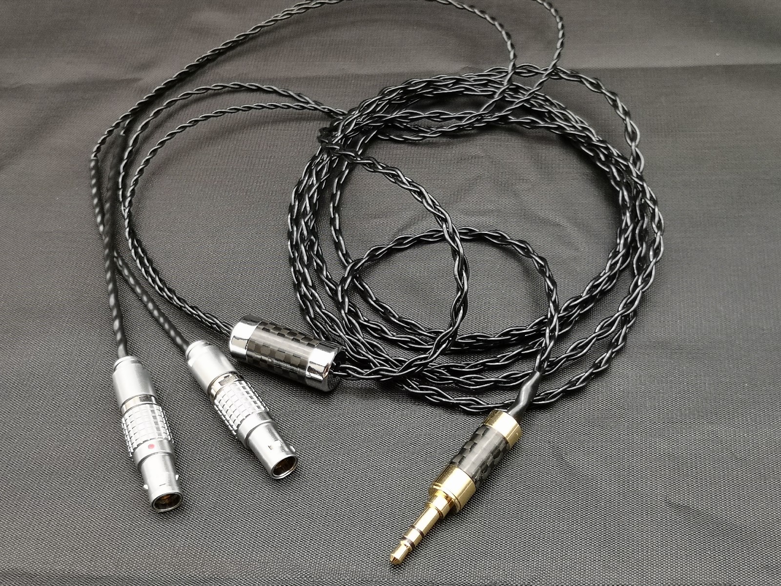 1x Focal Utopia Ultra Pure Silver Cable Gold Plug 3.5mm upgrade high end 