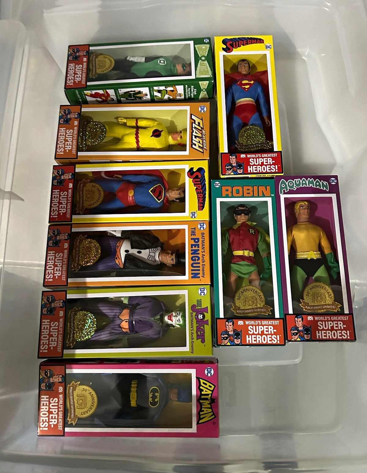 DC World\'s Greatest Super-Heroes 50th Anniversary Action Figure Collection