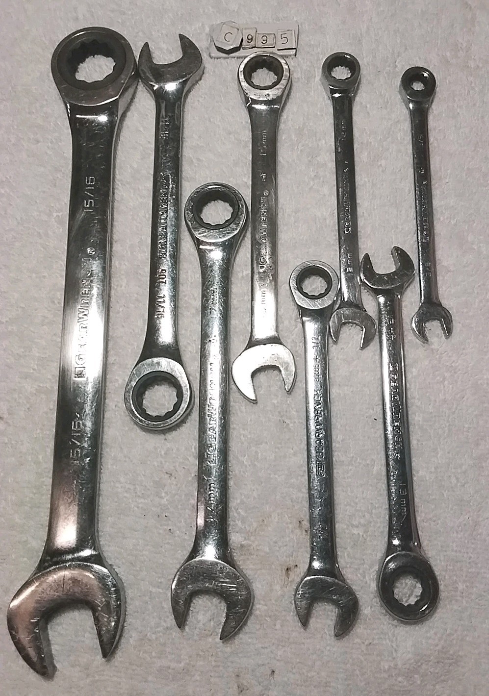 8PC GEARWRENCH ASSORTED METR& STANDARD SIZES 8PC GEARWRENCH ASSORTED METR& STANDARD SIZES