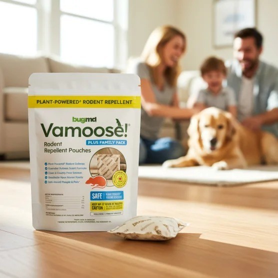 8-pk Vamoose Plus Rodent Repellent Pouches, Plant Scent Repels Rats & Mice BugMD 8-pk Vamoose Plus Rodent Repellent Pouches, Plant Scent Repels Rats & Mice BugMD