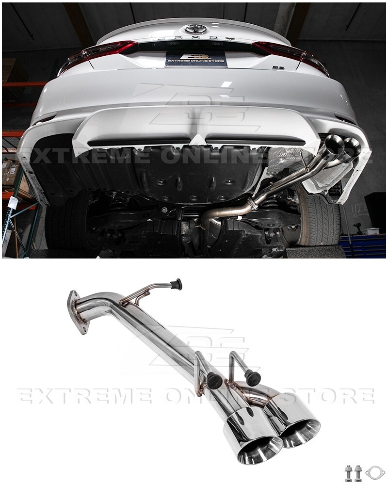 For 18-24 Toyota Camry SE | T-304 Muffler Delete Single Exit Axle Back Exhaust