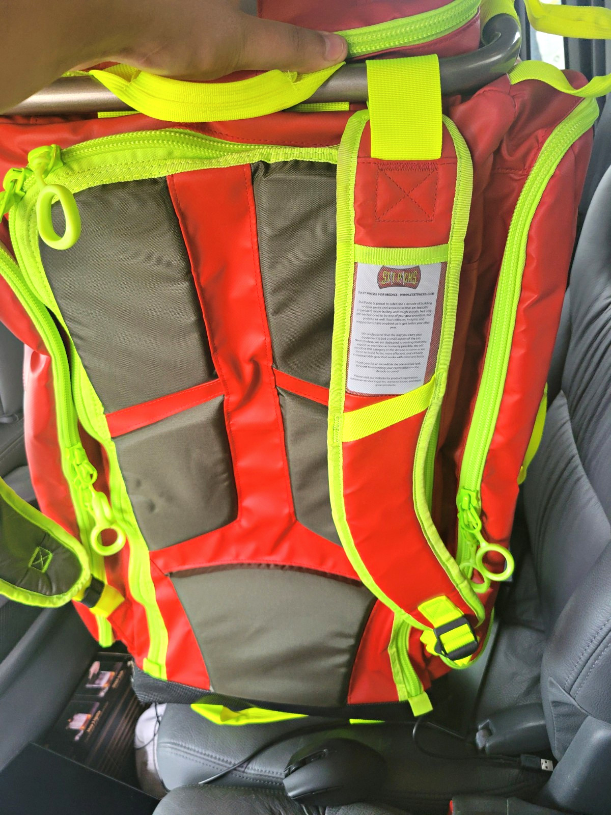 StatPacks G3+ Responder EMS/Trauma Backpack Bag Red/Hi-Vis Yellow StatPacks G3+ Responder EMS/Trauma Backpack Bag Red/Hi-Vis Yellow